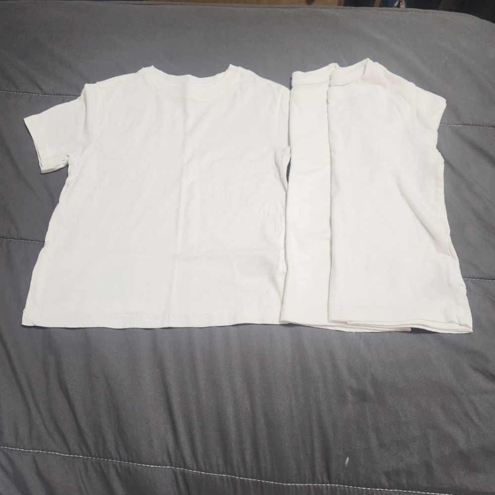 3 Pack White Tees